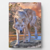 Plaque Photo TERRAINS DE CHASSE DE Loup (Devant)