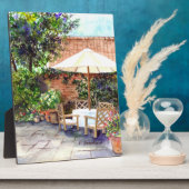 Plaque Photo Terrasse du Manor House, York (Côté)