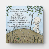 Plaque Photo Territoire inconnu (Devant)