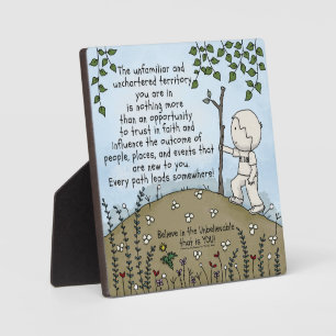 Plaque Photo Territoire inconnu