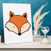 Plaque Photo Tête de renard simple (Côté)