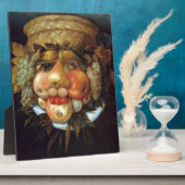 Plaque Photo Tête réversible de Giuseppe Arcimboldo avec panier (Côté)