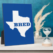 Plaque Photo Texas Bred (Côté)