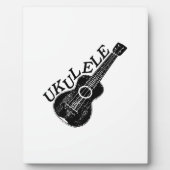 Plaque Photo Texte Et Image Ukulele (Devant)