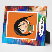 Plaque Photo Texture colorée (Côté)