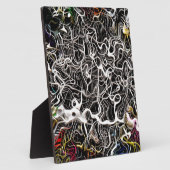 Plaque Photo texture de fond motif Abstrait (Côté)