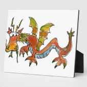 Plaque Photo Thare Be Dragons (Côté)