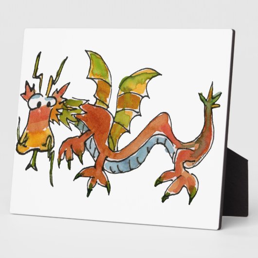 Plaque Photo Thare Be Dragons (Côté)