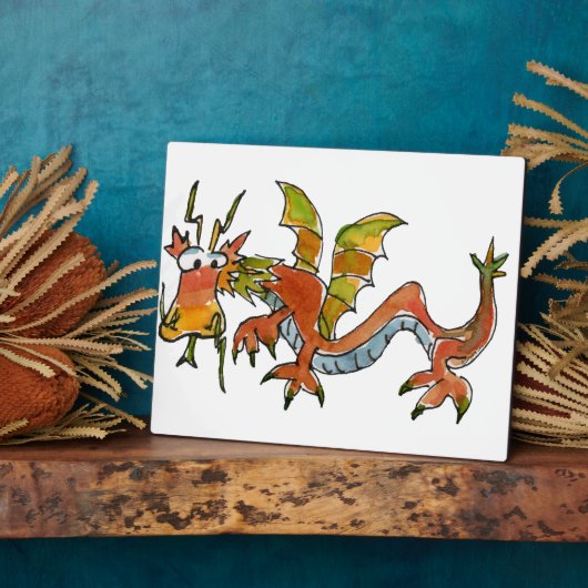 Plaque Photo Thare Be Dragons (Côté)