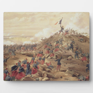 Plaque Photo The Attack on the Malakoff, plate from 'The Seat o