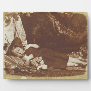 Plaque Photo The Bedfellows, c.1843-47 (papier salé imprimé à p