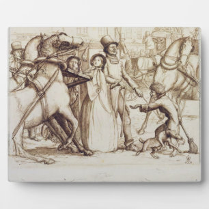 Plaque Photo The Blind Man, 1853 (stylo, encre, lavage et graph