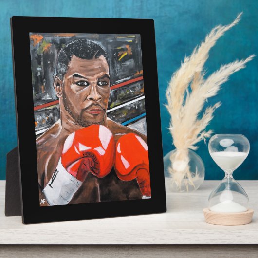 Plaque Photo The Champ Painting by Alfred Fox (Côté)