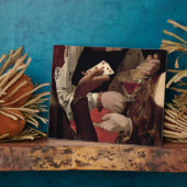 Plaque Photo The Cheat with the Ace of Diamonds (Côté)