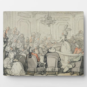 Plaque Photo The Concert, from 'Scenes at Bath', c.1795-1800 (w
