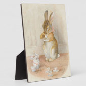 Plaque Photo Thé de lapin - Beatrix Potter (Côté)