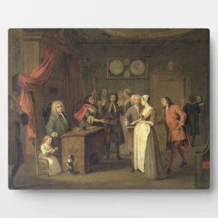 Plaque Photo The Denunciation (oil on canvas)