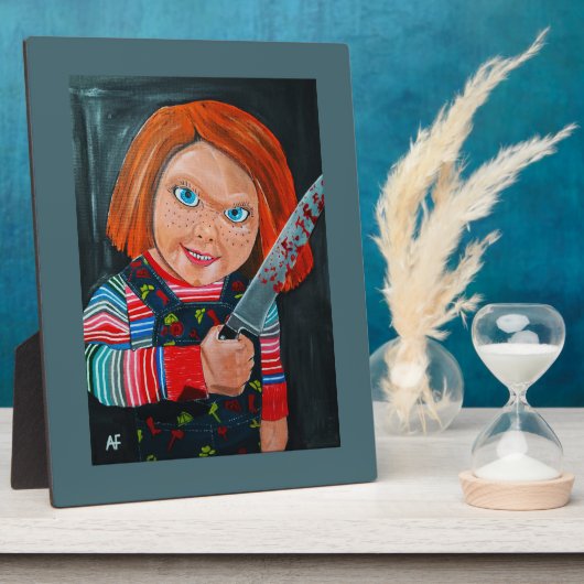 Plaque Photo The Doll Painting by Alfred Fox (Côté)