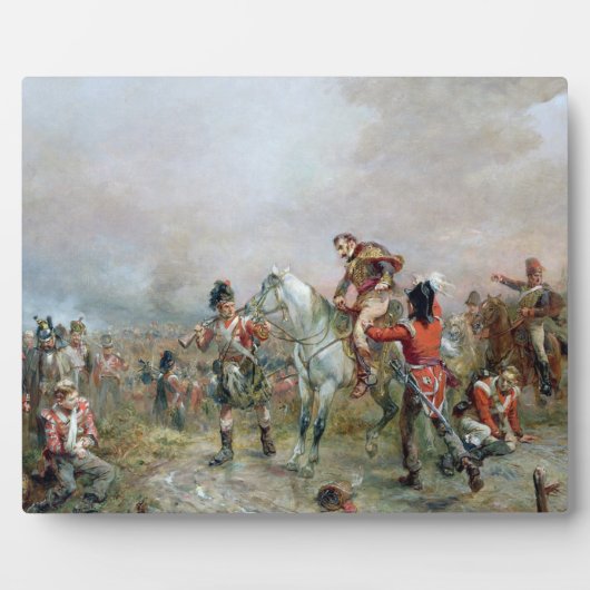 Plaque Photo The Field at Waterloo (Devant)