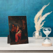 Plaque Photo The Flight into Egypt by Abraham Bloemaert  (Côté)