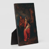 Plaque Photo The Flight into Egypt by Abraham Bloemaert  (Côté)