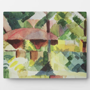 Plaque Photo The Garden, 1914 (avec papier)