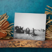 Plaque Photo The Ghost Dance, Dakota du Sud, 1890 (photo b/w) (Côté)