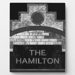 Plaque Photo the hamilton