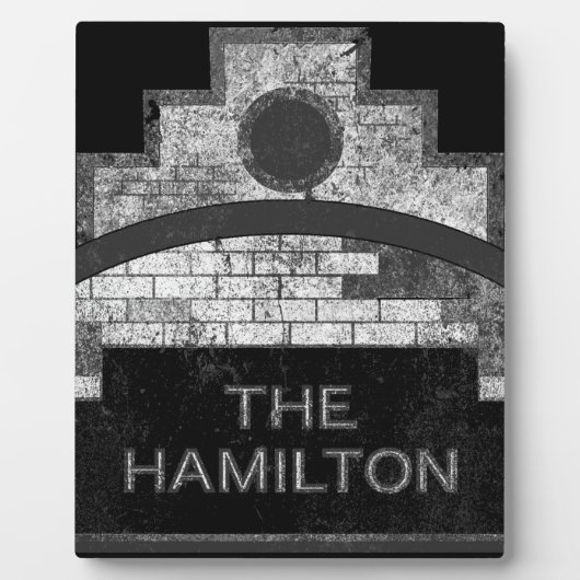 Plaque Photo the hamilton (Devant)