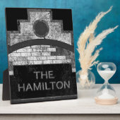 Plaque Photo the hamilton (Côté)