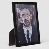 Plaque Photo The Mobster Painting by Alfred Fox (Côté)