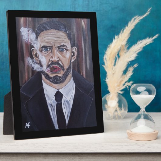 Plaque Photo The Mobster Painting by Alfred Fox (Côté)