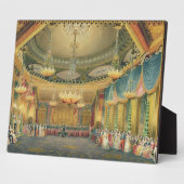 Plaque Photo The Music Room, from 'Views of the Royal Pavilion, (Côté)