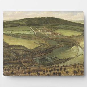 Plaque Photo The North Prospect of Hampton Court, c.1699 (huile