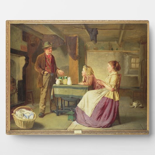 Plaque Photo The Potter, 1876 (huile sur toile) (Devant)