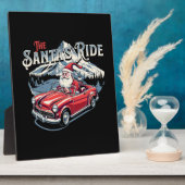 Plaque Photo The santa's ride. (Côté)