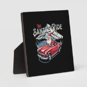 Plaque Photo The santa's ride. (Recto)