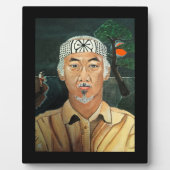 Plaque Photo The Sensei Painting by Alfred Fox (Devant)