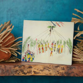 Plaque Photo The Shoshone Sun Dance (pigment on muslin) (Côté)