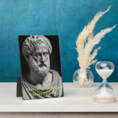 Plaque Photo The soul never thinks without a picture (Côté)