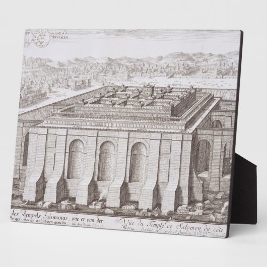 Plaque Photo The Temple of Solomon, Jérusalem, from 'Design (Côté)