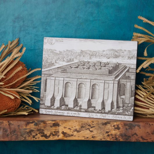 Plaque Photo The Temple of Solomon, Jérusalem, from 'Design (Côté)