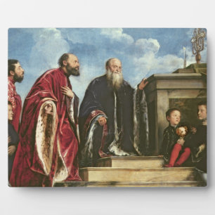 Plaque Photo The Vendramin Family, 1543-47 (oil on canvas)