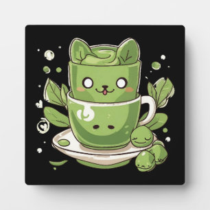 Plaque Photo thé vert matcha