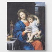 Plaque Photo The Virgin of the Grapes, 1640-50 (Devant)