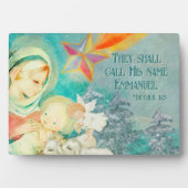 Plaque Photo Thème chrétien basé sur la foi Noël (Devant)