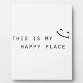 Plaque Photo thiis my happy place moy design (Devant)