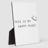 Plaque Photo thiis my happy place moy design (Côté)