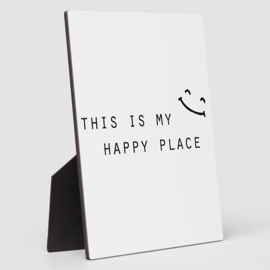 Plaque Photo thiis my happy place moy design (Côté)