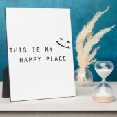 Plaque Photo thiis my happy place moy design (Côté)